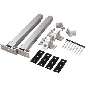 Solar photovoltaic adjustable front and rear foot brackets, single set of 15-30 degrees (nut type)
