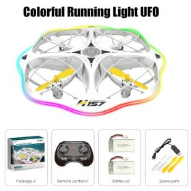 H158 White Dual Electric Drone (Option: Default)