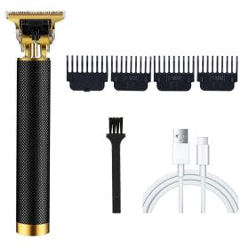 T9 Hair Clipper Electric Clipper Razor Hair Clipper; Professional Barber Clippers For Hair Cutting; Upgrade Cordless Hair Trimmer With Apron; Sci (Color: black)