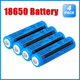 2PCS/4PCS/10PCS/50PCS/100PCS Rechargeable Battery 3000mAH 3.7V Li-ion BRC 11.1 Power Batteries for Flashlight Laser Headlamp (Quantity: 4PCS)