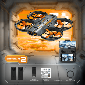 A21 MAX UAV] [Two types of remote controls available] HD electric adjustment dual cameras, equipped with a 4.5-inch screen (style: 4.3 screen)