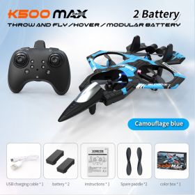 K500 Blue - Dual Electric Drone (Option: Default)